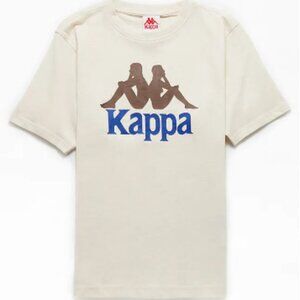 Men's Kappa Off White Tee Shirt Size Large